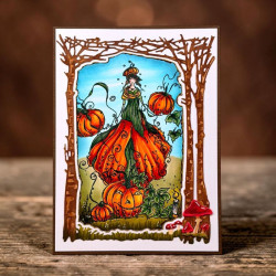 Tampon Clear - 1486 - Gilded Pumpkin Fairy - AALL and Create 