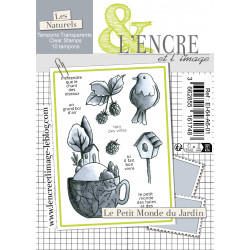 Tampon clear - Le Petit Monde du Jardin - L'Encre et l'Image 