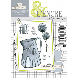 Tampon clear - Maison Fleurie - L'Encre et l'Image 