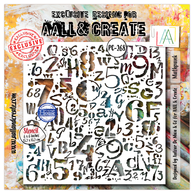 Stencil 268 - Mathpunk - AALL & Create 