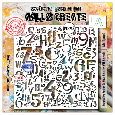 Stencil 268 - Mathpunk - AALL & Create 