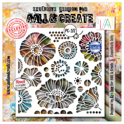 Stencil 277 - Coquelicots Jolis - AALL & Create 