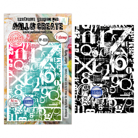 Tampon Clear - 1331 - Letter Party - AALL & Create 