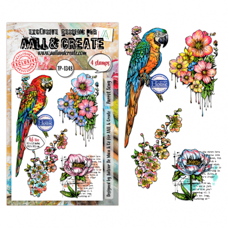 Tampon Clear - 1348 - Parrot Song - AALL & Create 