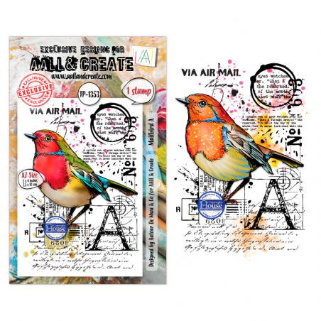 Tampon Clear - 1353 - Mailbird A - AALL & Create 