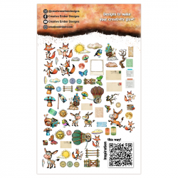CEDEP002: Travellers' Friends - A6 Ephemera Die-Cuts - Creative Ember Designs 