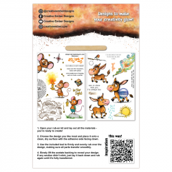 CEDRO003: New Adventure - A5 Rub-Ons - Creative Ember Designs 