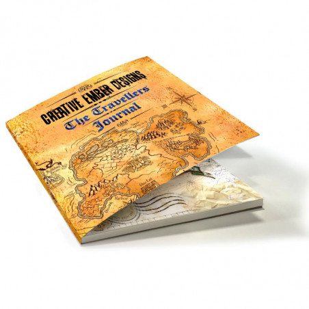 CEDTJ001: The Travellers - 20 x 20 cm Art Journal - Creative Ember Designs 