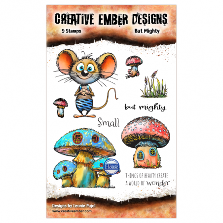 CEDTP0013: But Mighty - A6 Stamp Set - Creative Ember Designs 
