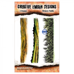 CEDTP0016: Breezy Fields - A7 Stamp Set - Creative Ember Designs 