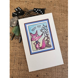 CEDTP0015: Feelin' Foxy - A6 Stamp Set - Creative Ember Designs 