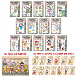 Janet Klein Costume Chronicles Stamp Bundle - AALL and Create 