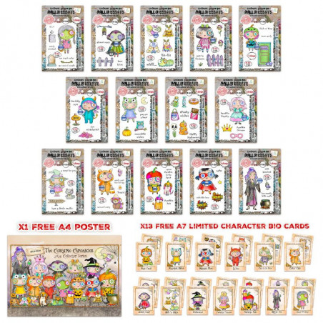 Janet Klein Costume Chronicles Stamp Bundle - AALL and Create 