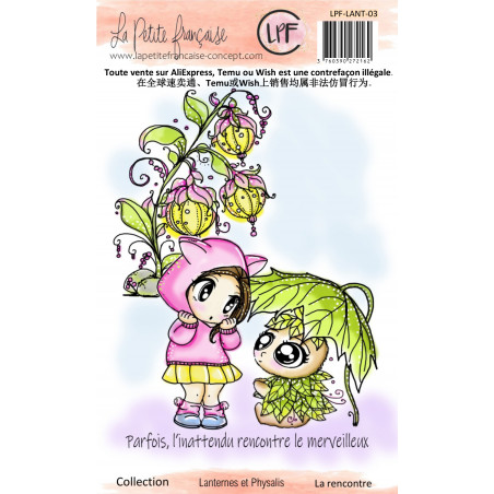 Tampon clear : Collection Lanternes et Physalis - La Rencontre- La Petite Francaise 