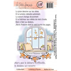 Tampon clear : Collection Lanternes et Physalis - Reflets de miel- La Petite Francaise 