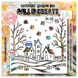 Stencil 271 - Autumn Glow - AALL and Create 