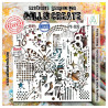 Stencil 282 - Number Garden - AALL and Create 