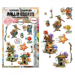 Tampon Clear - 1543 - Birdhouse of Letters - AALL and Create 