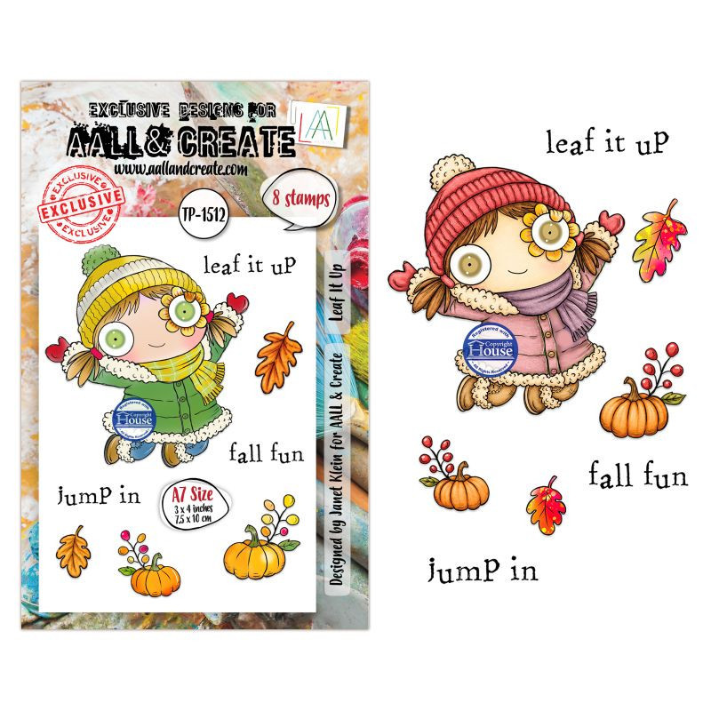 Tampon Clear - 1512 - Leaf It Up - AALL and Create 