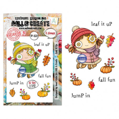 Tampon Clear - 1512 - Leaf It Up - AALL and Create 