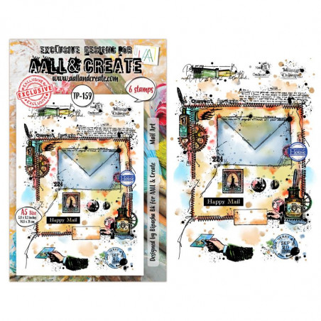 Tampon Clear - 159 - Mail Art - AALL and Create 